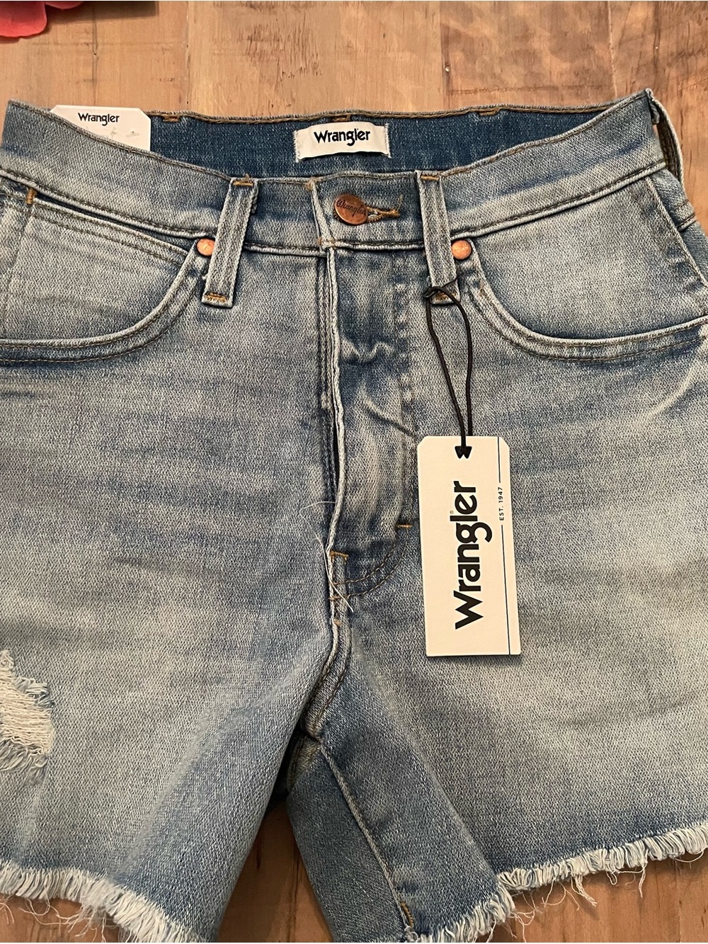 Wrangler Light Blue Denim Jeans with Brand Tag